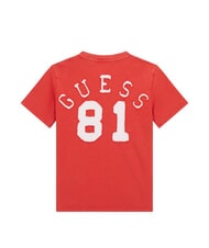 GUESS KIDS Camiseta de manga corta para ni&ntilde;os rojo picante - Camiseta ni&ntilde;o - 2