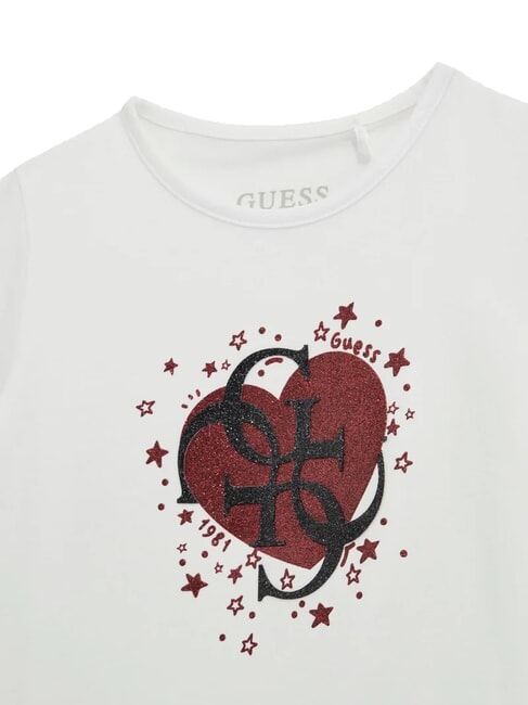 KIDS Camiseta de ni&ntilde;a con estampado de coraz&oacute;n y logotipo purwhite - Camiseta ni&ntilde;o