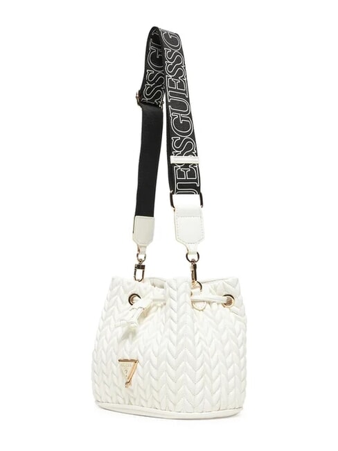 GIRLS Mini bolso de cubo acolchado cremwhi - Bolsos Mujer