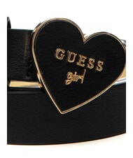 GUESS KIDS MINI ME Cintur&oacute;n de ni&ntilde;a con hebilla de coraz&oacute;n jetbla - Cinturones para ni&ntilde;os - 2