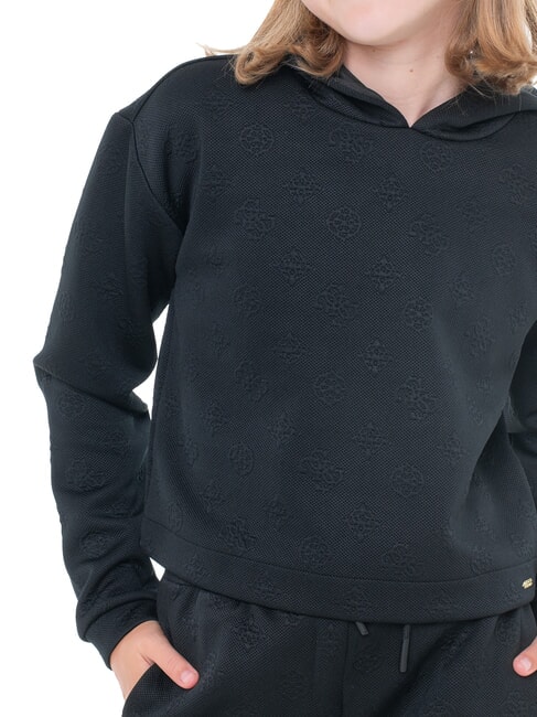 KIDS MINI ME Sudadera con capucha y logotipo de peon&iacute;a por todas partes peon&iacute;a m negra - Sudadera Beb&eacute;