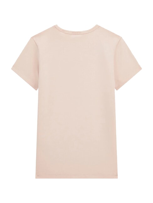 KIDS MINI ME Camiseta de manga corta para ni&ntilde;a con pedrer&iacute;a arena p&aacute;lida - Camiseta ni&ntilde;o