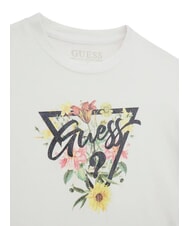 GUESS KIDS Camiseta con estampado floral para ni&ntilde;a purwhite - Camiseta ni&ntilde;o - 3