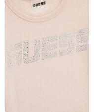 GUESS KIDS MINI ME Camiseta de manga corta para ni&ntilde;a con pedrer&iacute;a arena p&aacute;lida - Camiseta ni&ntilde;o - 3