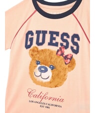 GUESS KIDS Camiseta de manga corta con estampado de osito de peluche amanecer de melocot&oacute;n - Camiseta ni&ntilde;o - 3