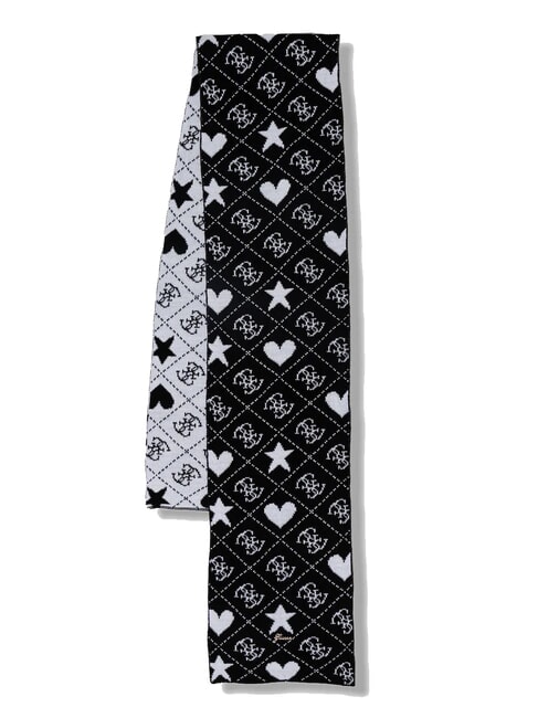 KIDS Conjunto de gorro y bufanda Jacquard negro 4g - gorro bebe