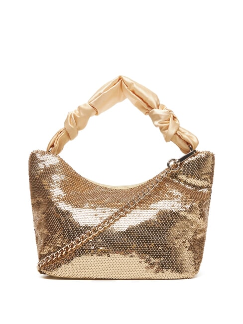 GIRLS SEQUINS Mini bolso con lentejuelas oro claro - Bolsos Mujer