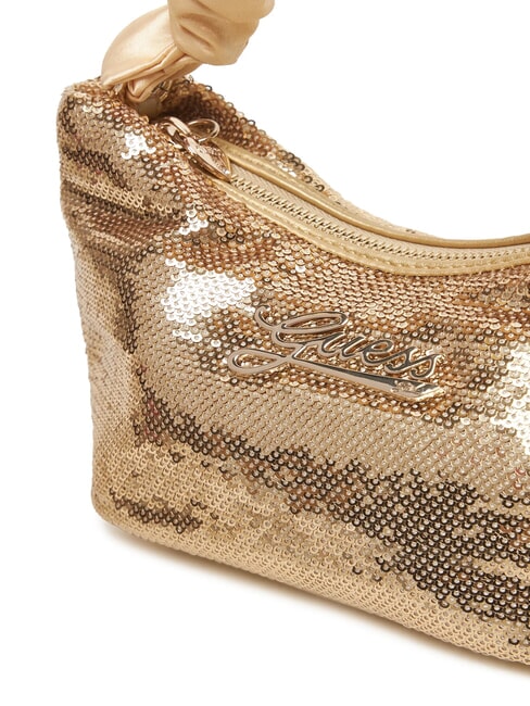 GIRLS SEQUINS Mini bolso con lentejuelas oro claro - Bolsos Mujer