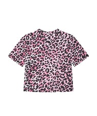GUESS KIDS Camiseta de manga corta para ni&ntilde;a combinaci&oacute;n rosa leopardo - Camiseta ni&ntilde;o - 2
