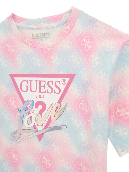 KIDS Camiseta de manga corta para ni&ntilde;a combo m&uacute;ltiple arco&iacute;ris - Camiseta ni&ntilde;o