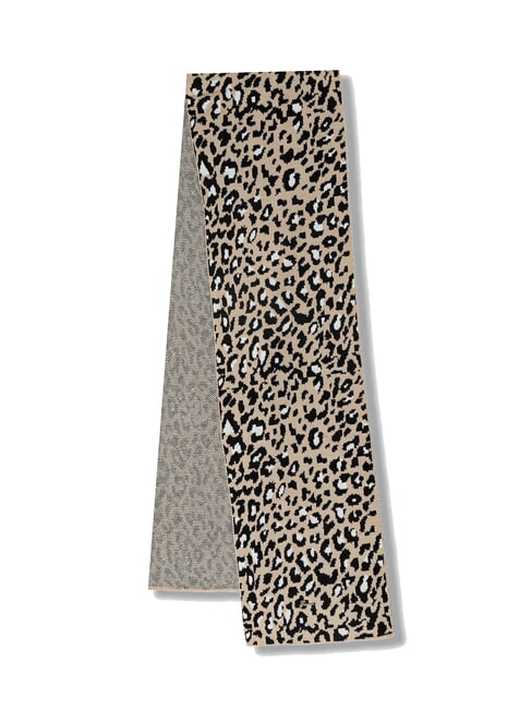 KIDS Conjunto de gorro y bufanda leopardo elegante - gorro bebe