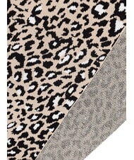 GUESS KIDS Conjunto de gorro y bufanda leopardo elegante - gorro bebe - 4