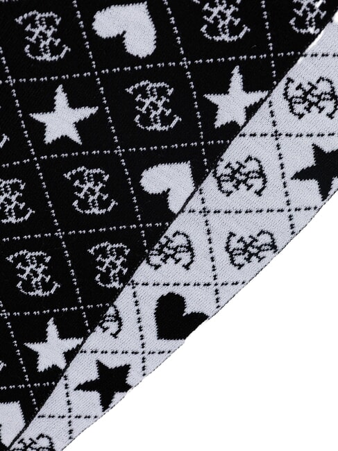 KIDS Conjunto de gorro y bufanda Jacquard negro 4g - gorro bebe