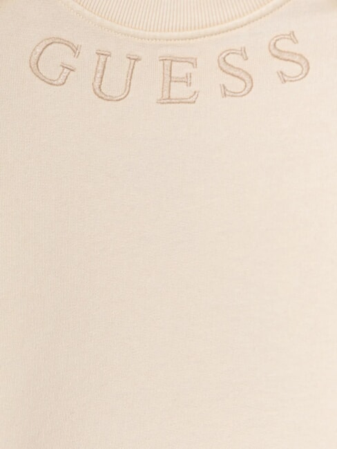 KIDS Sudadera de cuello redondo para ni&ntilde;a con bordado del logotipo peon&iacute;a melocot&oacute;n - Sudadera Beb&eacute;