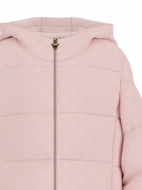 KIDS MINI ME Chaqueta acolchada con capucha rosa peon&iacute;a por todas partes - Chaquetas de beb&eacute;
