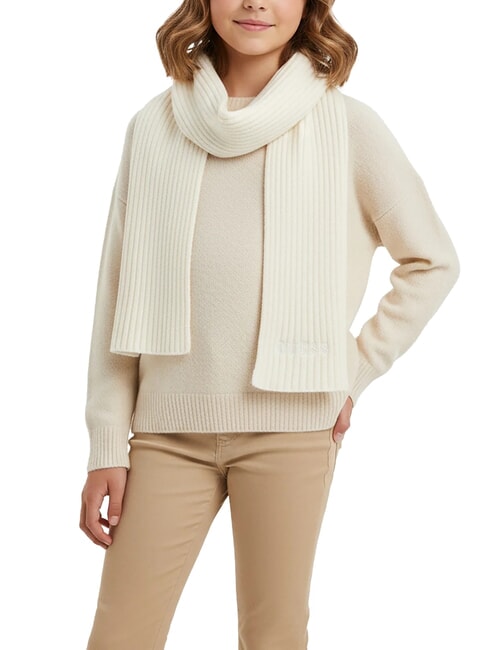 KIDS Bufanda acanalada cremwhi - ni&ntilde;o bufanda