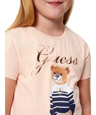 GUESS KIDS Camiseta estampada rosa dichoso - Camiseta ni&ntilde;o - 3