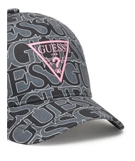GUESS KIDS gorra de b&eacute;isbol logotipo impreso en negro - gorro bebe - 3
