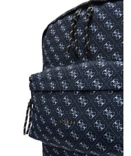 GUESS GIRL Mochila de tela con logo 4g azul aop - Bolsos Mujer - 4