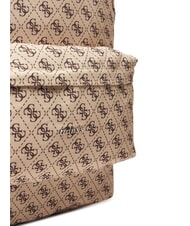 GUESS GIRL Mochila de tela con logo 4g aop beige blanco - Bolsos Mujer - 4