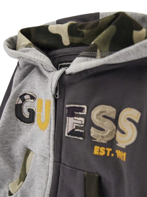 KIDS MINI ME Conjunto de ch&aacute;ndal con capucha y pantal&oacute;n combinaci&oacute;n de tonos grises - Peleles y conjuntos para beb&eacute;