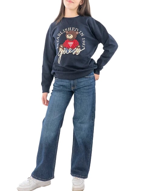 KIDS ACTIVE Sudadera de cuello redondo para ni&ntilde;a smartblue - Sudadera Beb&eacute;