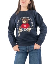GUESS KIDS ACTIVE Sudadera de cuello redondo para ni&ntilde;a smartblue - Sudadera Beb&eacute; - 4
