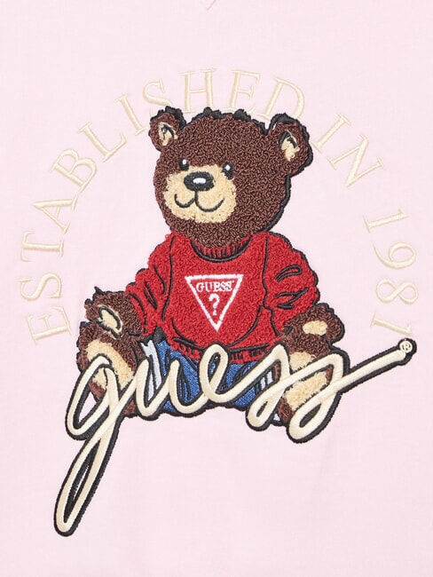 KIDS ACTIVE Sudadera de cuello redondo para ni&ntilde;a rosa algod&oacute;n de az&uacute;car - Sudadera Beb&eacute;