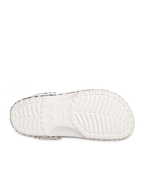 CLASSIC WARPED Zapatillas unisex tipo sabot con estampado blanco negro - Zapatos unisex