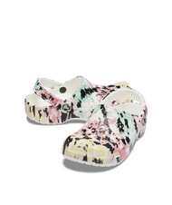 CROCS CLASSIC TIEDYE Zapatillas de estar por casa tipo sabot para mujer con estampado multi/blanco - Zapatos Mujer - 5