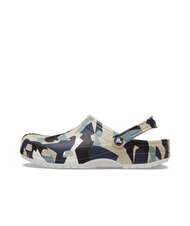 CROCS GEO CAMO Zapatillas unisex tipo sabot con estampado blanco / multicolor - Zapatos unisex - 4