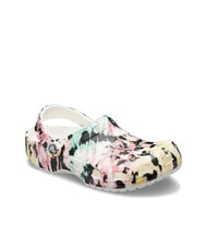 CROCS CLASSIC TIEDYE Zapatillas de estar por casa tipo sabot para mujer con estampado multi/blanco - Zapatos Mujer - 2