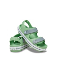 CROCS CROCBAND CRUISER KIDS Sandalia zapatilla para ni&ntilde;os verde claro/verde polvoriento - Zapatos de beb&eacute; - 6