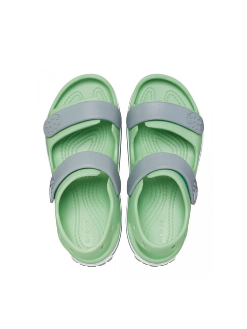 CROCBAND CRUISER KIDS Sandalia zapatilla para ni&ntilde;os verde claro/verde polvoriento - Zapatos de beb&eacute;