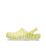 CROCS CLASSIC GINGHAM Zapatillas de estar por casa con estampado de sabot para mujer lirio de d&iacute;a - Zapatos Mujer - 4