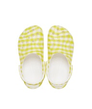 CROCS CLASSIC GINGHAM Zapatillas de estar por casa con estampado de sabot para mujer lirio de d&iacute;a - Zapatos Mujer - 3