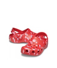 CROCS CLASSIC VDAY KIDS Zapatillas tipo zueco para ni&ntilde;a rojo cereza - Zapatos de beb&eacute; - 6