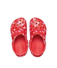 CROCS CLASSIC VDAY Zuecos de mujer rojo cereza - Zapatos unisex - 3