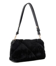 LIUJO LAPUFFY Asa de cadena para bolso de peluche NEGRO - Bolsos Mujer - 2