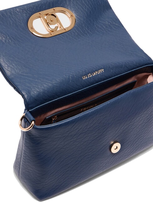 LAPUFFY Bolso de hombro con asa de cadena vestido azul - Bolsos Mujer