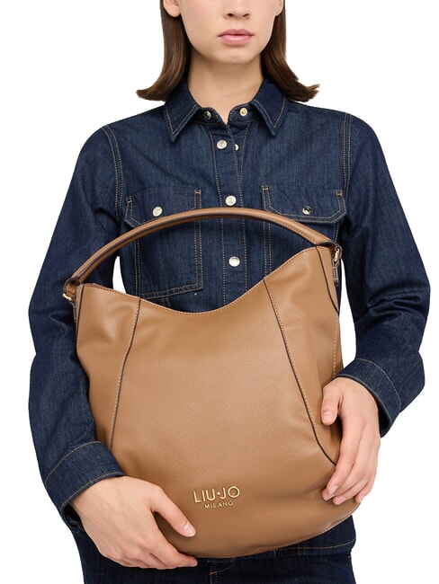 EVRIM Bolso de hombro tipo hobo ante - Bolsos Mujer