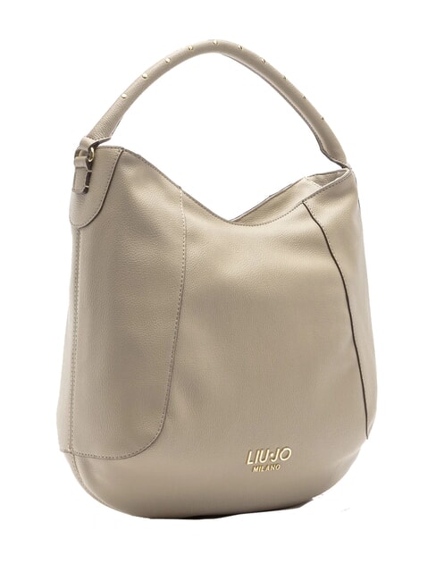 EVRIM Bolso de hombro tipo hobo gris topo del desierto - Bolsos Mujer