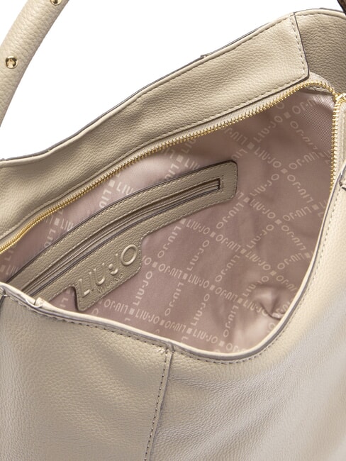 EVRIM Bolso de hombro tipo hobo gris topo del desierto - Bolsos Mujer