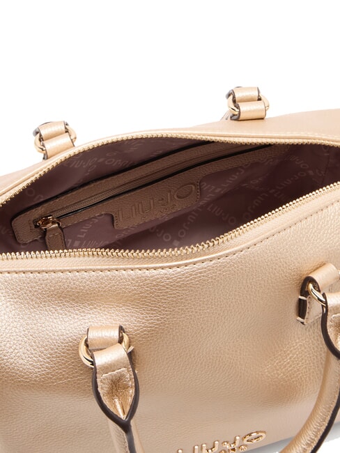 EVRIM Bolso de ba&uacute;l con tachuelas Luz de oro - Bolsos Mujer