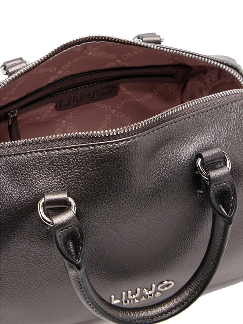 EVRIM Bolso de ba&uacute;l con tachuelas antracita se reuni&oacute;. - Bolsos Mujer