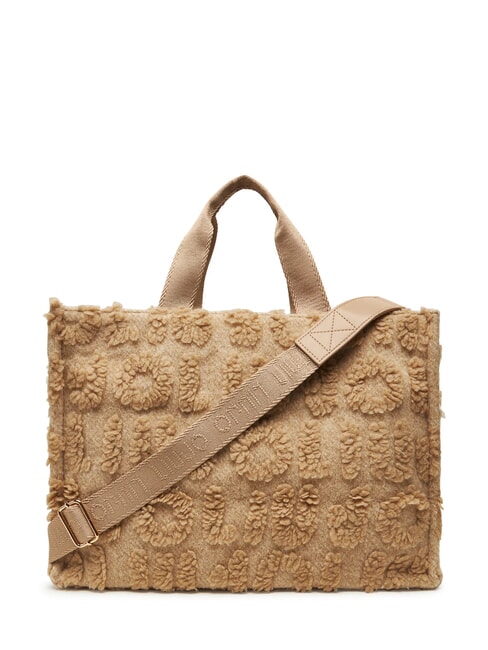 WOOL Bolso de mano, con bandolera leche de avena - Bolsos Mujer