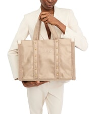 LIUJO ANIMALIER Bolsa de compras grande natural - Bolsos Mujer - 5