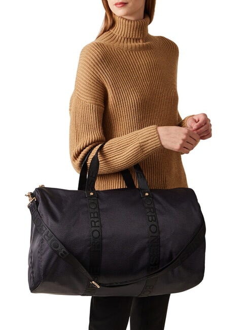 ECO LINE  Bolso mediano con bandolera negro oscuro - Bolsas de viaje