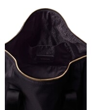 BORBONESE ECO LINE  Bolso mediano con bandolera negro oscuro - Bolsas de viaje - 6