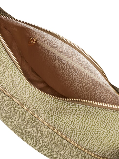 BORBONESO Bolso LUNA Hobo, Peque&ntilde;o aceituna - Bolsos Mujer
